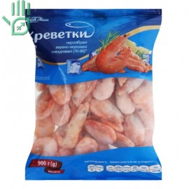 Креветки 70/90 нерозібрані Своя Лінія в/м м/у 900г