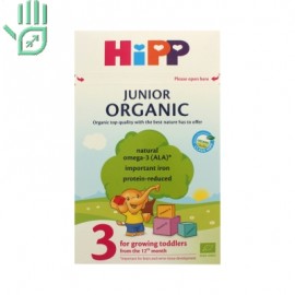 Молочко сухе для дітей від 12 міс Organic 3 Junior Hipp к/у 500г
