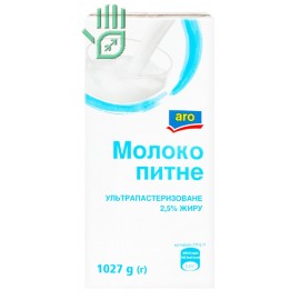 ARO МОЛОКО 2,5%1027Г