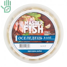 Оселедець в олії Master Fish п/у 180г
