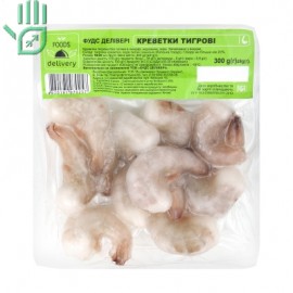 Креветки Foods Delivery тигрові морожені в/у 300г х6