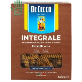 DE CECCO ФУЗІЛІ ІНТЕГРАЛЕ 500Г