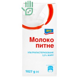 ARO МОЛОКО 3,2%1027Г