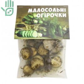 "Огірки малосольні порізані кільцями ""Малосольні огірочки"", 220 г., ТМ Моркішка