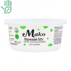 Маргарин 50% м'який Фірмовий Мако п/у 500г
