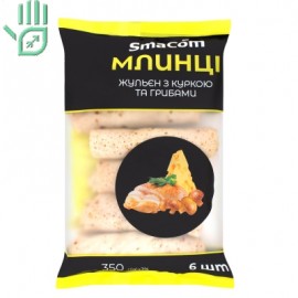 Млинці жульен з куркою та грибами 0,350 кг