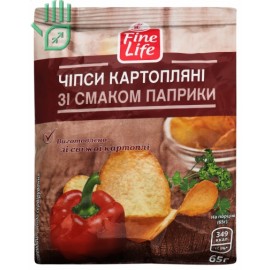 FL ЧІПСИ ПАПРИКА 65Г