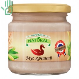 Мус качиний Natural с/б 180г Мус качиний Natural с/б 180г