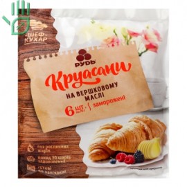 Круасани заморожені на вершковому маслі Рудь м/у 6х70г