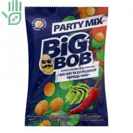 Арахіс в оболонці Васабі та Солодкий перець чилі Party Mix Big Bob м/у 80г