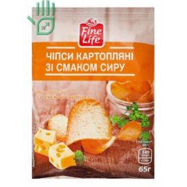 FL ЧІПСИ СИР 65Г