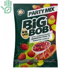Арахіс в оболонці Ковбаски гриль та Томатна сальса Party Mix Big Bob м/у 80г