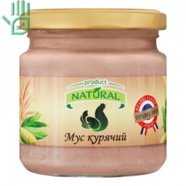Мус курячий Natural с/б 180г Мус курячий Natural с/б 180г