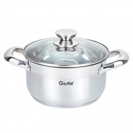 GT-1107-20 Каструля GUSTO FORCE, 20 см, 3,6 л GT-1107-20 Каструля GUSTO FORCE, 20 см, 3,6 л