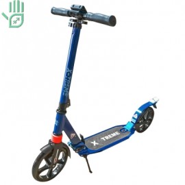 (125244) Самокат підлітковий X-TREME AS-2008AA синьо-чорний, складний з амортизатором