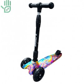 (125238) Самокат дитячий X-TREME KS-229WF SKY складний, чорний