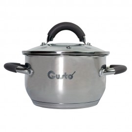 GT-1102-16 Каструля PRACTICO GUSTO (з силік.ручками), 16 см, 1,9 л GT-1102-16 Каструля PRACTICO GUSTO (з силік.ручками), 16 см, 1,9 л