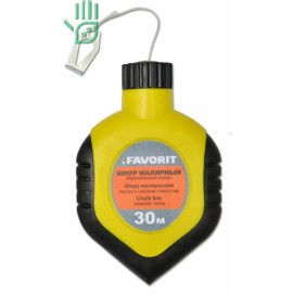 Шнур малярський 30м, гумований корпус Favorit