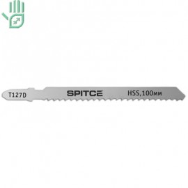 Полотно для е/лобзика, метал, T-хв., HSS, ч/р, 100 мм, 3мм, (T127D), 5 шт Spitce