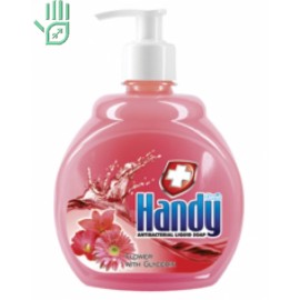 Антибактеріальне рідке мило "Квіти" з гліцерином 500мл Handy