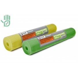 Сітка скловолоконна STANDARD 140г/м2, 5х5мм; 1х50м, жовта Favorit