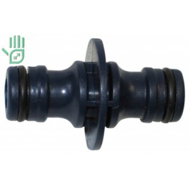 Двосторонній з'єднувач для шланга пластиковий, 3/4",1/2" Technics