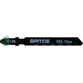Полотно для електролобзика, метал, HSS, 75мм, 1мм, (T118А), 5шт Spitce